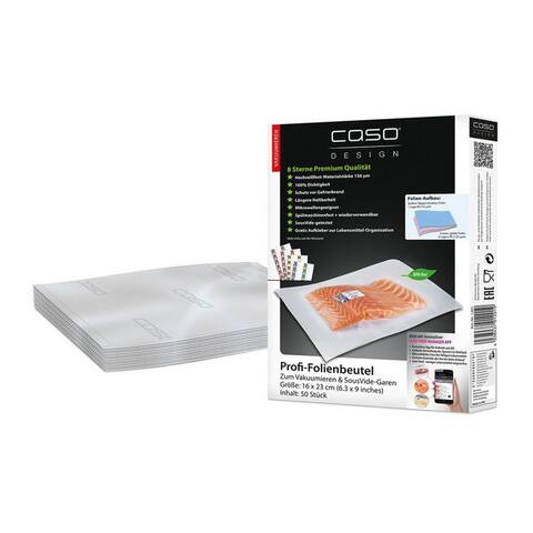 Caso Caso Folienbeutel Caso 1201 Vakuum-Folienbeutel 16x23 cm 50 Stück