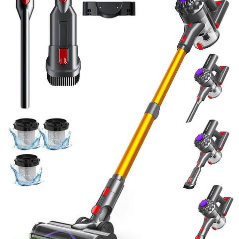 Vactechpro VACTechPro Akku-Hand-et aspirateur balai Akkuaspirateur 450W/35kPa/35Min, 450 W, 35000 Pa, 6 in 1