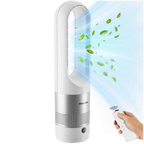 Tectake tectake ventilateur colonne leiser Standventilateur avec Timer-Funktion, Schlafmodus, 14,5 x 55,5, 80°