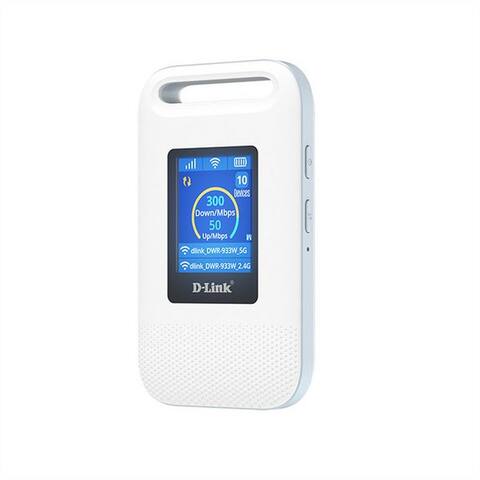 D-Link D-Link DWR-933W Mobile Hotspot WiFi-routeur, 4G LTE+ AX600 Wi-Fi 6