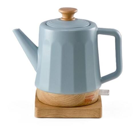 Kvota KVOTA bouilloire elektrisch, aus Keramik, 1,5 L, Grau-Bleu "Harmonie" Teakettle., 1.5 l, 1500 W