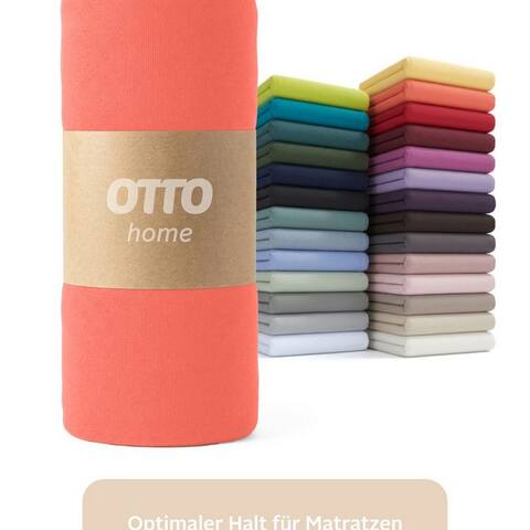 Otto Home OTTO home Spannbettlaken PHYSALIS in BASIC et PREMIUM Qualität, 100% Baumwolle, Jersey (110 g/m), Gummizug: