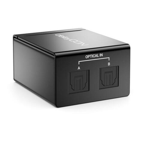 Deleycon deleyCON Audio / Video Matrix-switch deleyCON Toslink 2x1 switch SPDIF Audio Verteiler Splitter (2x IN &