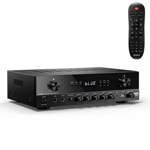 Donner Donner Amplificateur audio 2/4/6 canaux Audio-puissancesamplificateur Stereoempfänger amplificateur (Nombre