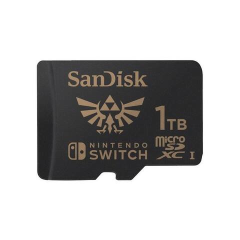 SANDISK microSDXC Extreme, Nintendo licensed Zelda Edition carte mémoire (1000 GB, 100 MB/s Lesegeschwindigkeit)