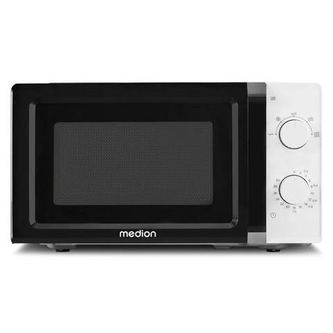 Medion® Medion® micro-ondes MD11475, Netzkabel, 20 l, 5 micro-ondesnstufen, Auftaufunktion, Timerfunktion, kompakt