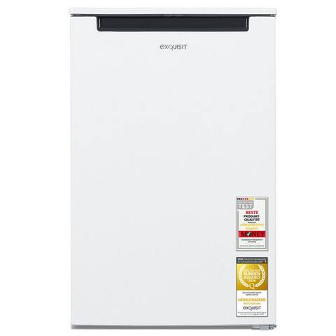 Exquisit exquisit congélateur GS581-040C weiss, 85.5 cm hoch, 54.5 cm breit, 87 L, 3 Gefrierschubladen, 40 db, EEK: C,