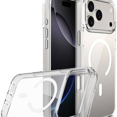 Futurea Futurea smartphone-Coque Coque pour smartphone smartphone iPhone Coque Transparent MagSafe Case Silikon,