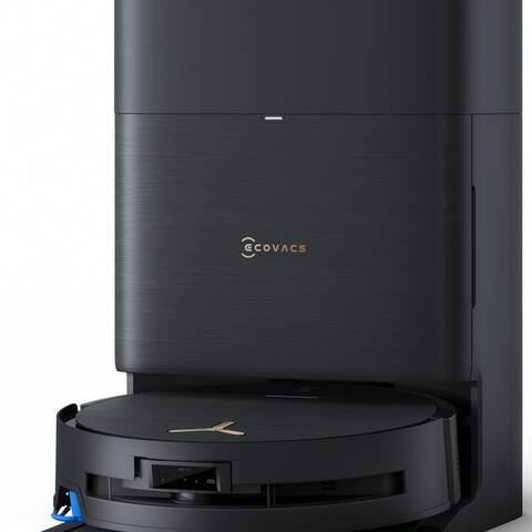 ECOVACS robot aspirateur avec Wischfunktion, DEEBOT X9 PRO OMNI, avec Beutel, Saug-et Wischroboter avec Absaugstation