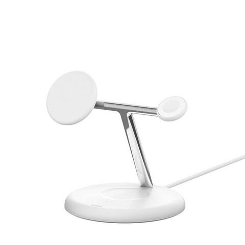 Belkin BoostCharge Pro 3-in-1 station de charge (iPhone 17/Air/16/15, Pixelsnap, AirPods, Apple montre)