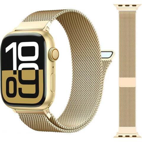 Widmann-Shop Bracelet pour montre connectée Armband pour Apple Band Series Ultra 12 11 10 9 8 SE 7 6 5 38 - 49 mm,