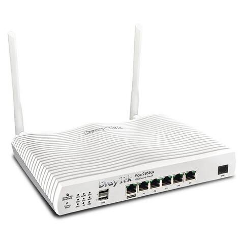Draytek DrayTek Draytek Vigor 2865ax WiFi-routeur Gigabit Ethernet Dual-Band (2,4 WiFi-routeur