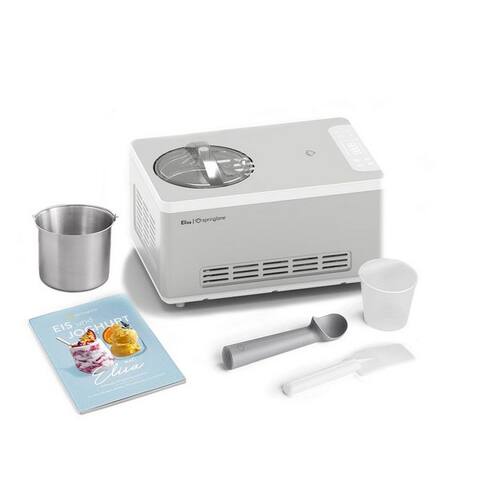 Springlane Springlane sorbetière & yaourtière Elisa, 2,00 l, 220,00 W, avec selbstkühlendem Kompressor, entnehmbaren