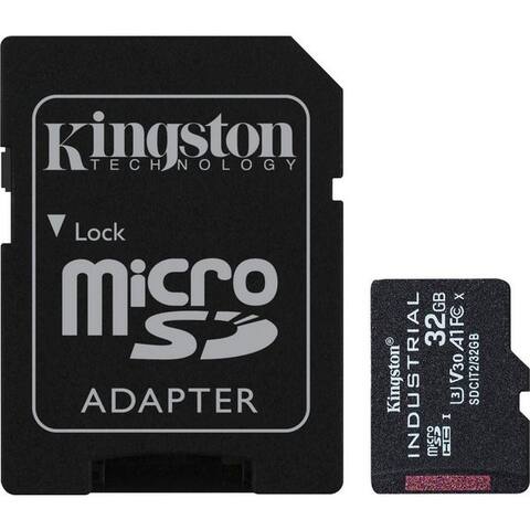 Kingston Kingston INDUSTRIAL microSD 32GB + SD Adapter carte mémoire (32 GB, UHS-I Class 10, 100 MB/s