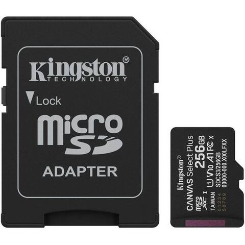 Kingston Kingston Kingston Canvas Select Plus 256 GB MicroSDXC, externer Speicher (256 GB GB)