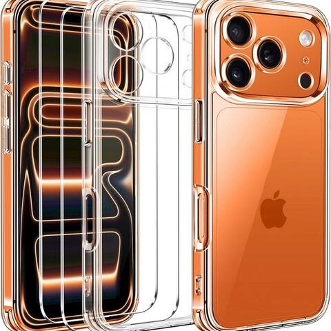 Msm MSM Coque pour smartphone Coque + 2X Schutzglas pour iPhone 17 Pro / 17 Pro max Panzerfolie KLAR