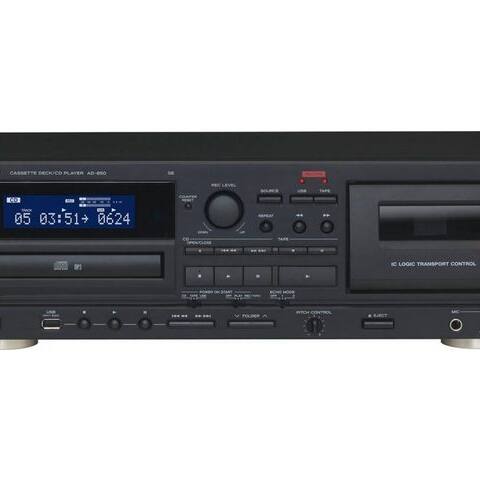 Teac TEAC AD-850-SE/ B Cassette Deck / lecteur CD (CD-Play­er) lecteur CD