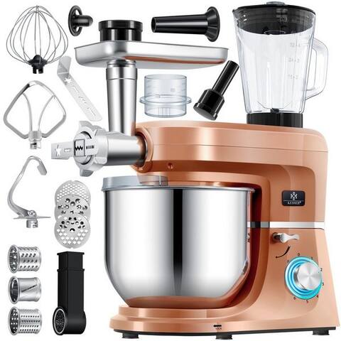 Kesser KESSER robot de cuisine, Universal robot de cuisine K-KM 3000 avec Fleischwolf Knetmaschine 5,5L