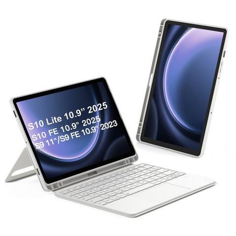 SAMSUNG Inateck Coque pour Samsung Galaxy Tab S10 Lite/S10 FE/S9 FE/S9 clavier avec tactilepad (Hoch-/Querformat