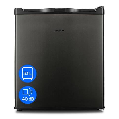 Medion® Medion® congélateur MD37675, 51 cm hoch, 44 cm breit, 33 L Nutzinhalt, höhenverstellbare Füße, Griffmulde,4