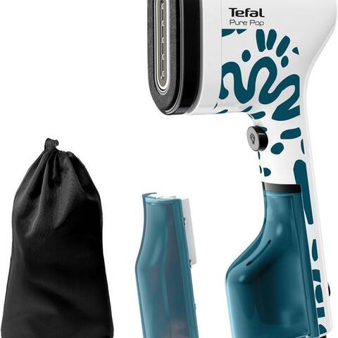 TEFAL Dampfbürste DT2040 Pure Pop Home & Travel, 1300 W, 20 g/Min., kurze 15 Sek. Aufheizzeit, wendbares