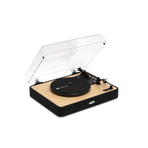 AUDIO-TECHNICA House of Marley Marley EM-JT004-SB Revolution Turntable platine vinyle (Riemenantrieb, Bluetooth,