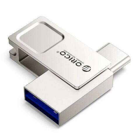 Orico ORICO U301 clé USB (USB USB 3.2 Gen 1, Lesegeschwindigkeit 130 MB/s, USB-A et USB-C, Drehverschluss et bis zu