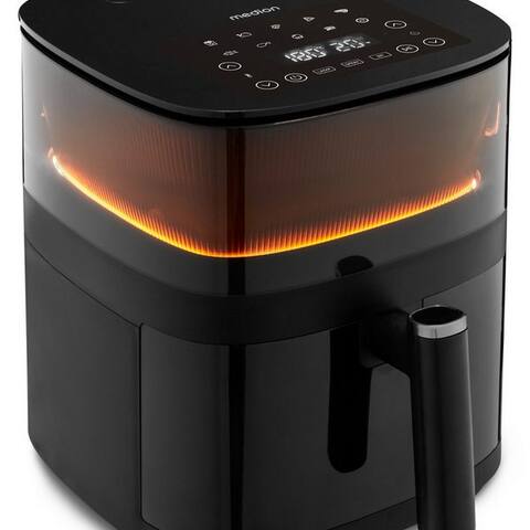 Medion® Medion® air fryer MD11780 X10 XL avec Sichtfenster, 1500 W, Temperatur einstellbar 80 - 230 °C, ILAG