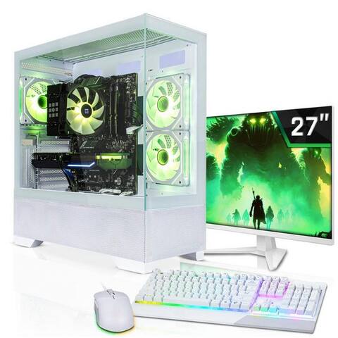 Systemtreff SYSTEMTREFF Basic PC gamer-Komplettsystem (27", AMD 5655G 5655G, RX Vega 7, 16 GB RAM, 1000 GB SSD)
