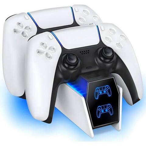 PLAYSTATION TUWENA PS5 manette station de charge, Inclus 2 Kabeln, LED-Ladestatusanzeige PlayStation 5-manette (pour