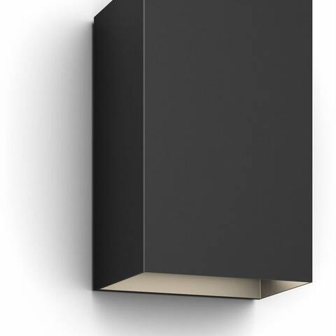 PHILIPS Hue Smarte LED-luminaire White & Color Ambiance Resonate Wandluminaire Noir, Abschaltautomatik, Bluetooth,