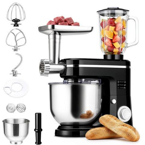 Oyajia oyajia robot de cuisine 3 in 1 Multifunktionale Knetmaschine 6-stufige Gescheindigkeit blender, avec