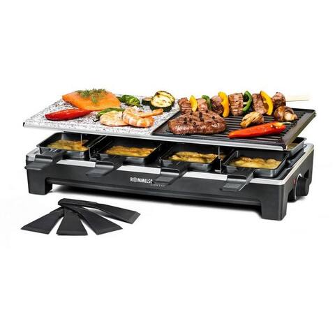Rommelsbacher Rommelsbacher raclette RCS 1350, 8 raclettepfännchen, 1350 W