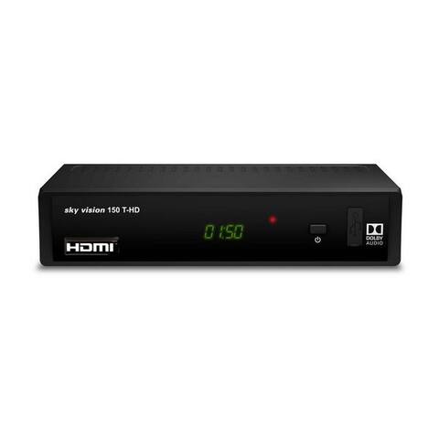 Sky Sky Vision 150 T DVB-T2 HD Receiver (1080p Full HD, USB, HDMI, SCART, Coaxial)