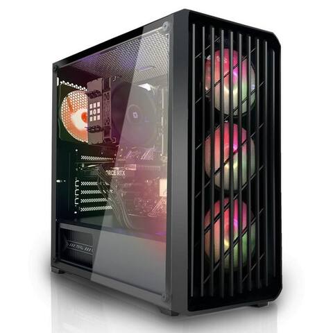 Systemtreff SYSTEMTREFF Basic PC gamer (AMD 5655G 5655G, RX Vega 7, 32 GB RAM, 1000 GB SSD, Luftkühlung)