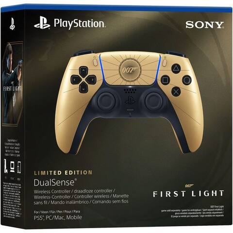 PLAYSTATION 5 007 First - Light Liaveced Edition Doré sans fil-manette