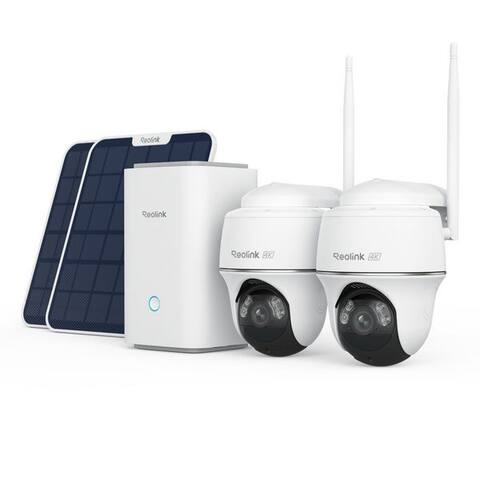 Reolink Reolink caméra de surveillance sans files Sicherheitssystem avec 4K PT Akku Argus PT Ultra (AuBenbereich,