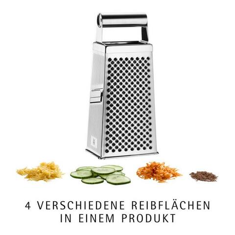 WMF Vierkantreibe avec 4 -in-1-System, Cromargan® Edelstahl Rostfrei 18/10, (1-St., zum Reiben, Schneiden,