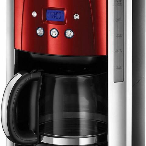 Russell RUSSELL HOBBS cafetière filtre Luna Solar Red 23240-56, 1,5l Kaffeekanne, Papierfilter 1x4, avec