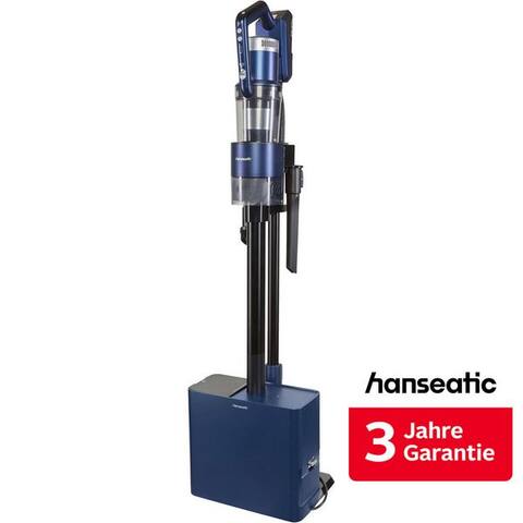 Hanseatic Hanseatic Akku-aspirateur balai HVSS350600SMC avec Absaugstation, bis zu 60 min. Akkulaufzeit, 350 W,