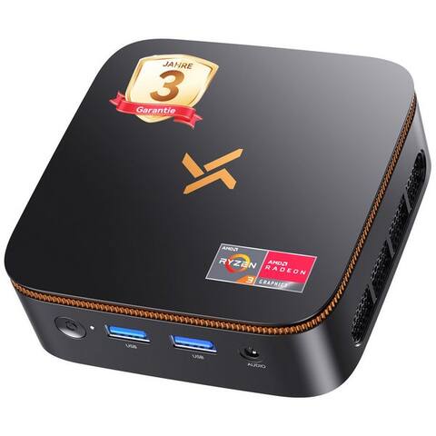 BLACKVIEW Neuer Huidun H50 AMD Ryzen 3 desktop PC 16GB + 512GB Win 11 Pro mini PC (AMD AMD Ryzen 3, AMD Ryzen 3300U, 16