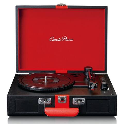 Lenco Lenco TT-110BKRD platine vinyle (Riemenantrieb, Bluetooth, Retro-Design, Bluetooth, AUX-Streaming et Vinyl zu