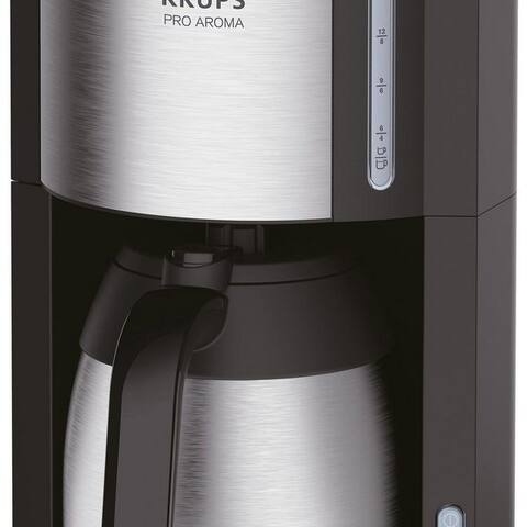 KRUPS cafetière filtre KM305D Pro Aroma, 1,25l Kaffeekanne, Papierfilter, pour 10 bis 15 Tassen
