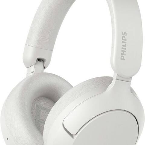 PHILIPS TAH6000WT/00 Casque circum-aural (réduction de bruit active (ANC), Adaptive Noise-Cancelling, Hi-Res,