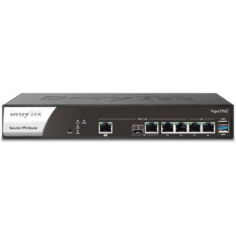 Draytek DrayTek Vigor2962 - WAN routeur - Noir VPN-routeur
