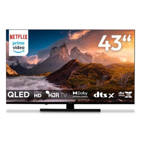 Medion® Medion® MD843700 QLED-téléviseur (108 cm/43 pouces, 4K Ultra HD, TV connectée, Dolby Vision, Dolby Atmos,