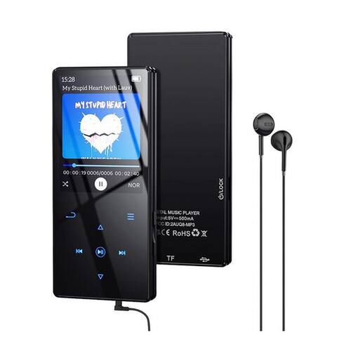 Tekoo Tekoo baladeur MP3 avec Bluetooth 5.3, 32GB interner Speicher, Hifi-Klang baladeur MP3 (32 GB, Bluetooth,