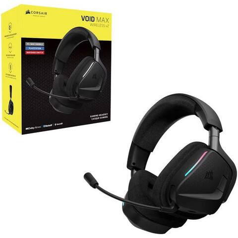 CORSAIR VOID v2 max Gaming-Headset (réduction du bruit, Bluetooth)