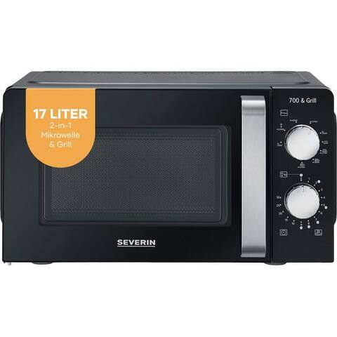 Severin Severin micro-ondes MW 7781, avec Grillfunktion 2-in-1, Grill, micro-ondes, 17 l, Kompaktes et schmales