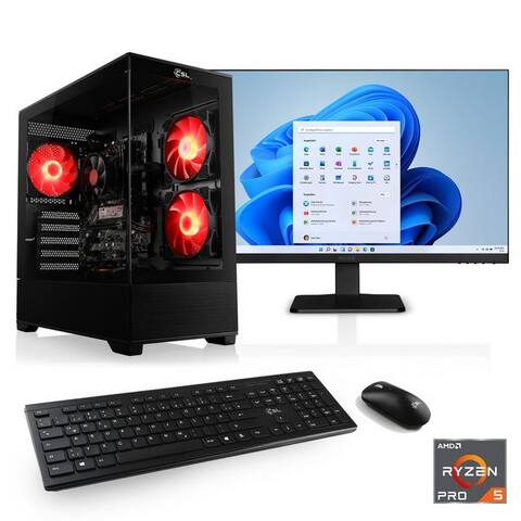Csl CSL Sprint V28992 PC-Komplettsystem (27", AMD Ryzen 5 Ryzen 5, 0, 16 GB RAM, 256 GB SSD)